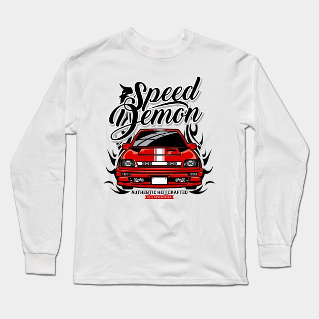 speed demon Long Sleeve T-Shirt by spoilerinc